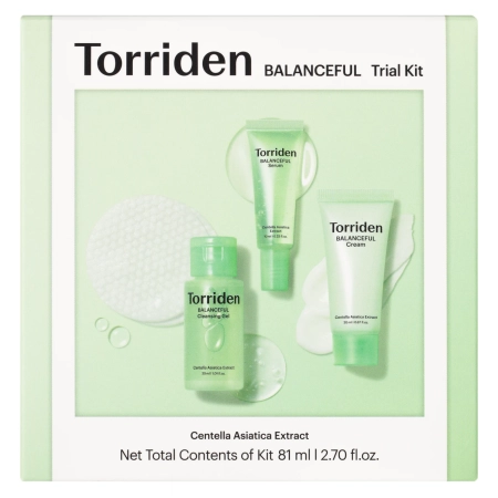 Torriden - Balanceful Trial Kit - Набор косметики для лица - 30ml+10ml+20ml+6шт