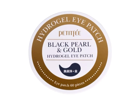 PETITFEE Black Pearl & Gold Eye Patch - Гідрогелеві патчі  з золотом і чорними перлами