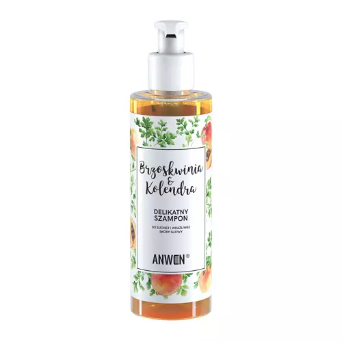 Anwen - Brzoskwinia i Kolendra - Шампунь для сухої та чутливої шкіри голови - 200ml