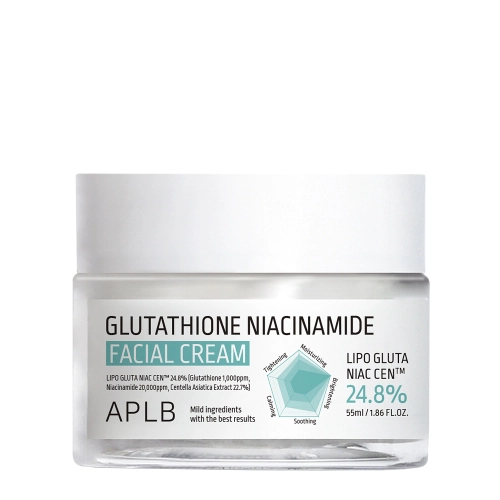 APLB - Glutathione Niacinamide Facial Cream - Осветляющий крем для лица - 55ml