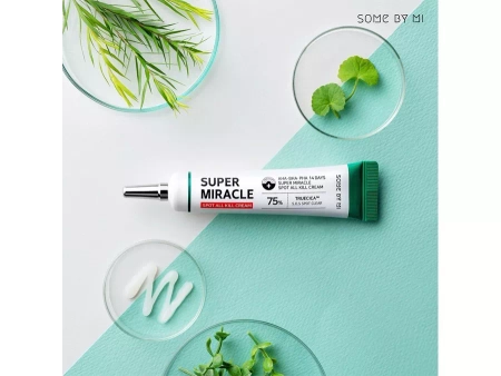 Some By Mi - AHA BHA PHA 14 Days Super Miracle Spot All Kill Cream - Точковий крем від прищів - 30ml