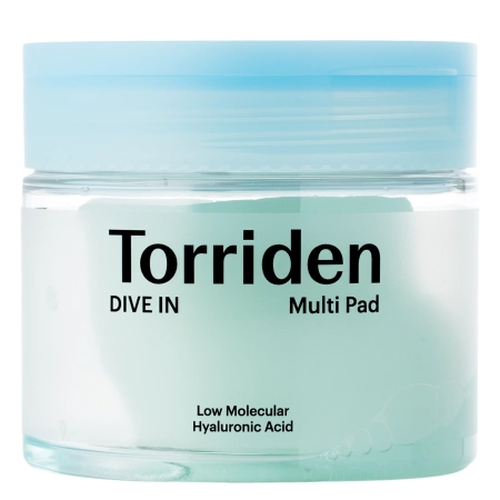 Torriden - Dive-In - Low Molecule Hyaluronic Acid Multi Pad - Увлажняющие пэды для лица - 80шт
