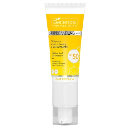 Bielenda Professional - Supremelab - Barrier Renew - Живильний сонцезахисний крем з церамідами SPF 50 - 40ml
