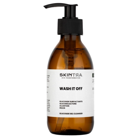 SkinTra - Wash It Off - Гель для вмивання обличчя з глюкозидами - 200ml