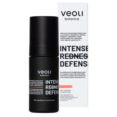 Veoli Botanica - Intense Redness Defense - Питательный укрепляющий крем для кожи с покраснениями - 30ml