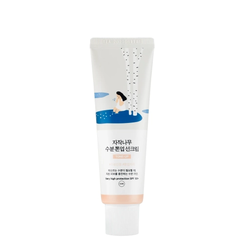Round Lab - Birch Moisture Tone-Up Sunscreen - Тонирующий солнцезащитный крем с березовым соком - 50ml