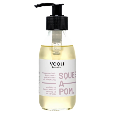 Veoli Botanica - Емульгувальна олія для зняття макіяжу та SPF для жирної шкіри - 150ml
