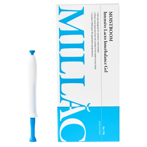 MILLAC - Moistboom Intensive Lacto Innerbalance Gel - Увлажняющий и балансирующий интимный гель - 10x2g