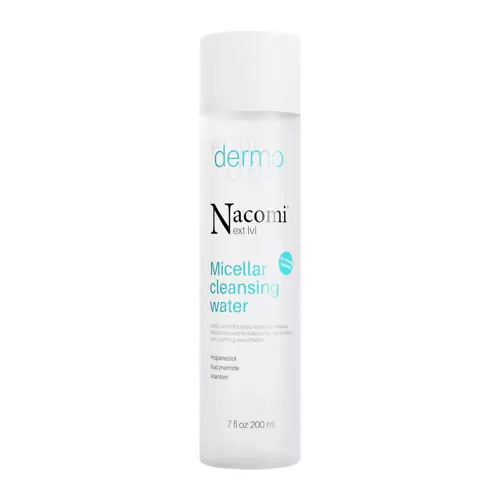 Nacomi - Next Level - Micellar Cleansing Water - Міцелярна вода для сухої та чутливої шкіри - 200ml