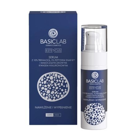 Basiclab - Сыворотка с 10% Трегалозой, 5% Пептидом и Гиалуроновой Кислотой  - 30ml 