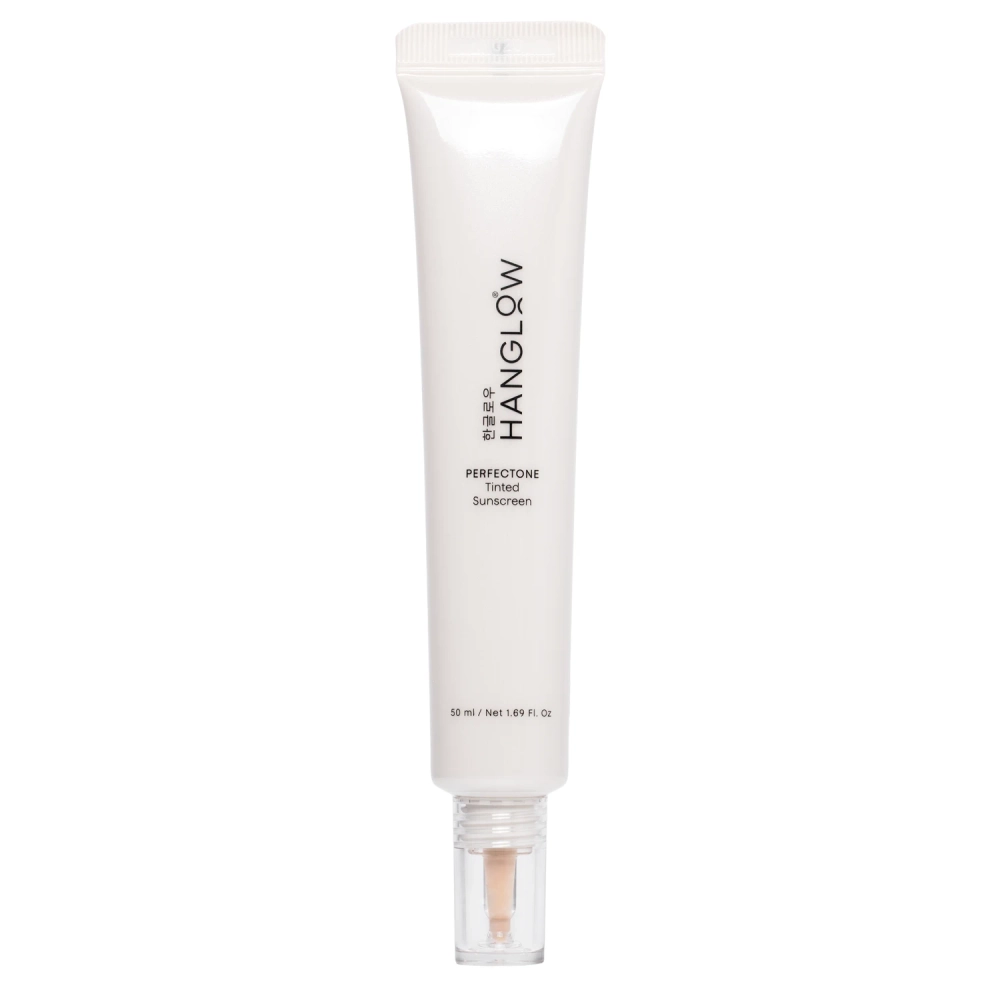 HanGlow - PerfecTone - Tinted Sunscreen SPF 50+ - Тонирующий солнцезащитный крем для лица - 02 - 50ml
