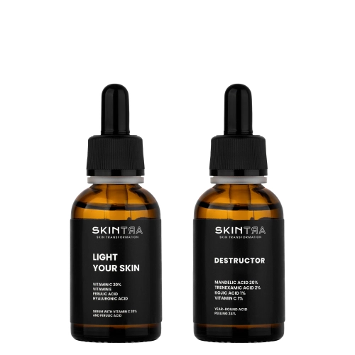 SkinTra - Набір Vitamin C & Peel Duo - 30ml + 30ml