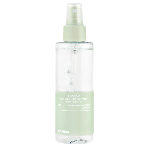 Celimax - Ji.Woo.Gae Heartleaf BHA Body Mist - Очищающий спрей для тела с BHA - 150ml
