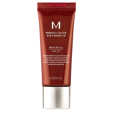 Missha - M Perfect Cover BB Cream SPF42/PA+++ - ВВ-крем для обличчя - No.21 Light Beige - 20ml