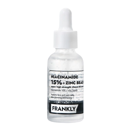 Frankly - Niacinamide 15% Zinc Beads Serum - Сыворотка от высыпаний с ниацинамидом 15% и цинком - 30ml