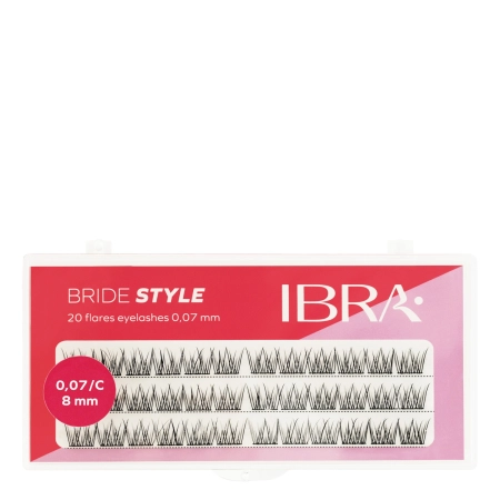 Ibra Makeup - Пучки ресниц Bride Style - 8 мм
