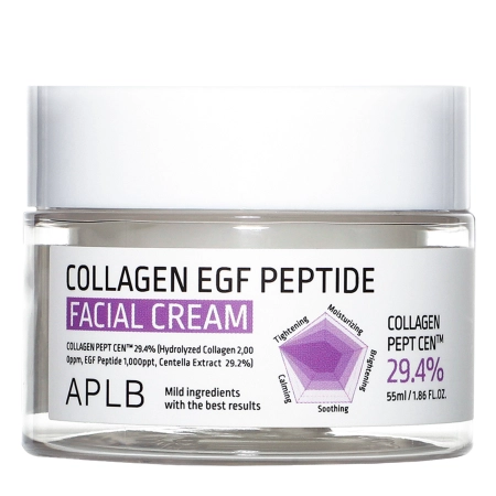 APLB - Collagen EGF Peptide Facial Cream - Увлажняюще-укрепляющий крем для лица - 55ml