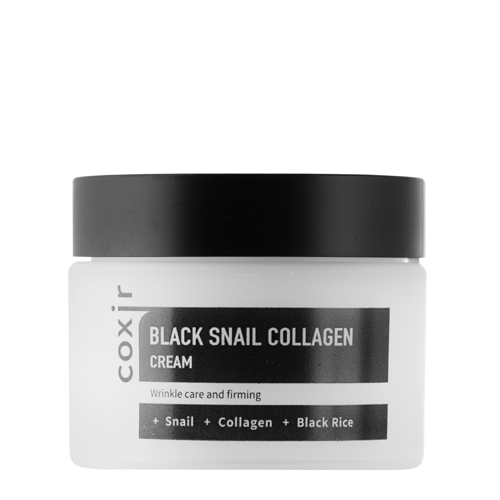 Coxir - Black Snail Collagen Cream - Крем против морщин со слизью улитки - 50ml