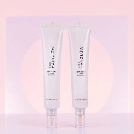 HanGlow - PerfecTone - Tinted Sunscreen SPF 50+ - Тонирующий солнцезащитный крем для лица - 02 - 50ml