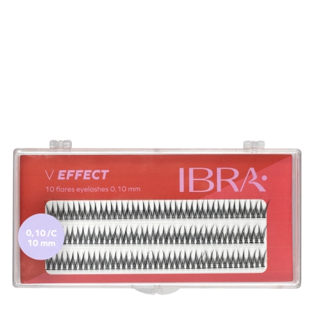 Ibra Makeup - Пучки вій V Effect 0,10 - 10 мм