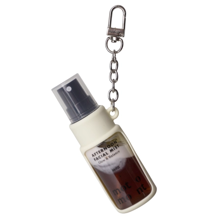 motomont - Silicone Keyrings+Afternoon Facial Mist - Зволожувально-фіксуючий спрей для макіяжу з брелоком - 20ml+1шт.