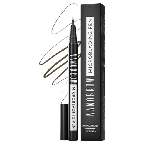 Nanolash - Nanobrow Microblading Pen - Маркер для бровей - Dark Brown - 1ml