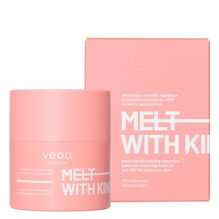 Veoli Botanica - Melt With Kindness - Заспокійливий баттер для демакіяжу шкіри з розширеними судинами - 40g