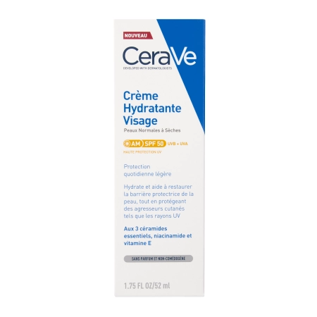 CeraVe - AM Facial Moisturising Lotion SPF50 - Зволожувальний крем для обличчя із SPF50 - 52ml