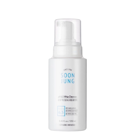 Etude House - Soon Jung pH 6.5 Whip Cleanser - Очищувальна пінка для обличчя - 250ml