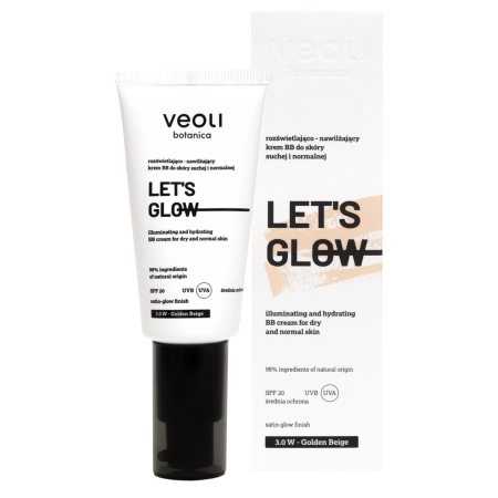 Veoli Botanica - Легкий увлажняющий BB-крем - Let's Glow - 3.0W Gold - 30ml