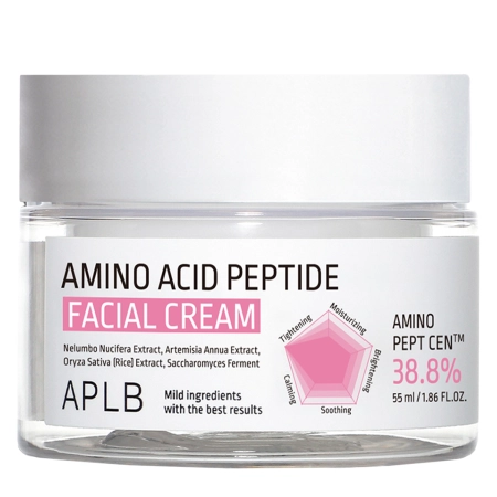APLB - Amino Acid Peptide Facial Cream - Успокаивающе-укрепляющий крем для лица - 55ml