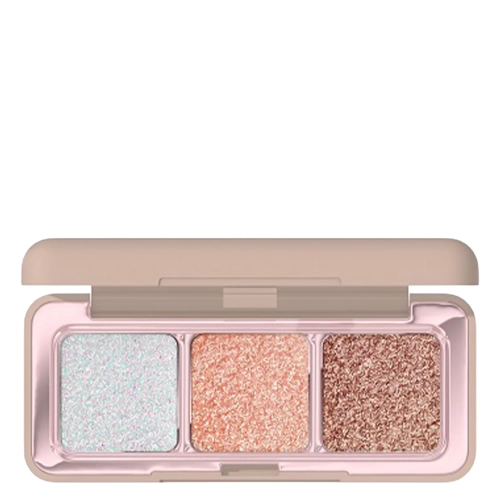 Poppy Head - Just Enough Everyday Glow Eyeshadow Palette - Палетка сяючих тіней для повік - 01 Shine Agenda - 4,8g