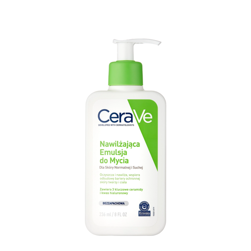CeraVe - Hydrating Facial Cleanser - Зволожувальна очищувальна емульсія для нормальної та сухої шкіри - 236ml