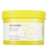  Holika Holika - Gold Kiwi Vita C Plus Brightening Toner Pad - Осветляющие пэды для лица - 80 шт.
