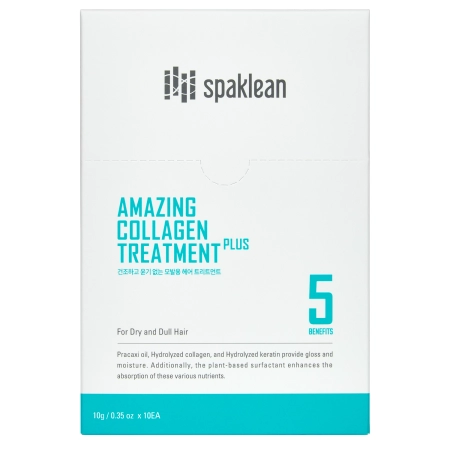 Spaklean - Amazing Collagen Treatment Plus - Регенерирующий бальзам для волос с коллагеном - 10x10ml