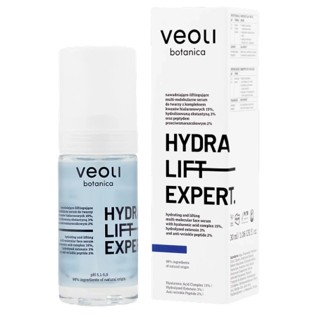 Veoli Botanica - HYDRA LIFT EXPERT - Увлажняющая лифтинговая мультимолекулярная сыворотка для лица - 30ml