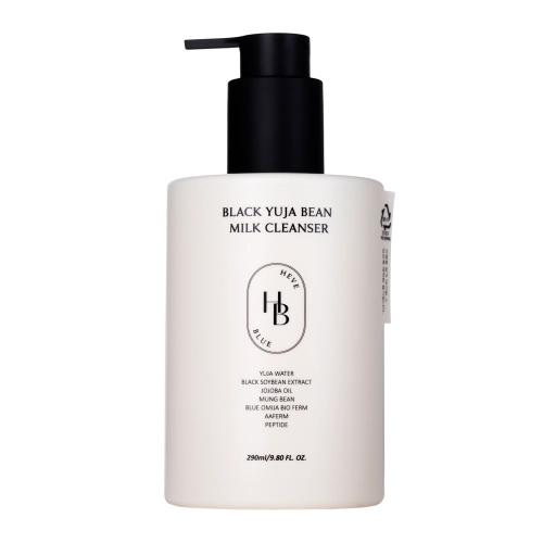 HEVEBLUE - Black Yuja Bean Milk Cleanser - Эмульсия для умывания лица - 290ml