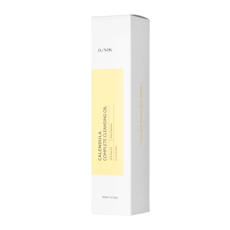 iUNIK - Calendula Complete Cleansing Oil - Олія для зняття макіяжу з екстрактом календули - 200ml