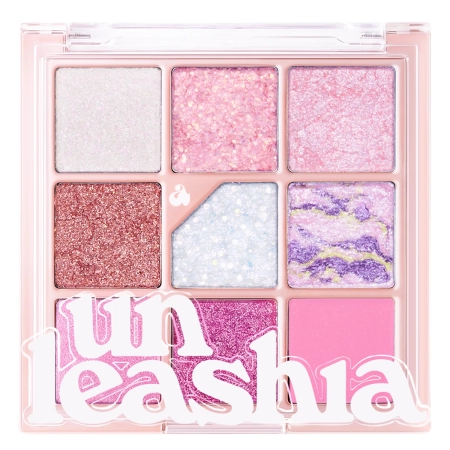 Unleashia - Glitterpedia Eye Palette - Палетка веганских теней для век - 9 All of Pink Glitter - 6,6g