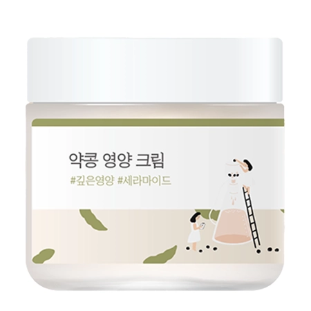 Round Lab - Soybean Nourishing Cream - Живильний крем для обличчя з екстрактом чорних соєвих бобів - 80ml