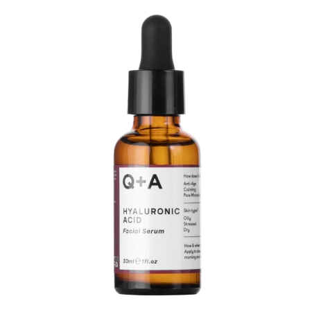 Q+A - Увлажняющая сыворотка для лица с гиалуроновой кислотой - Hyaluronic Acid - Facial Serum - 30ml