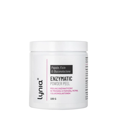 Lynia - Энзиматический пилинг в порошке с папаином, фицином и глюконолактоном - 100g