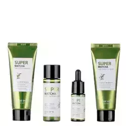 Some By Mi - Набор для борьбы с расширенными порами - Super Matcha Pore Care - Starter Kit