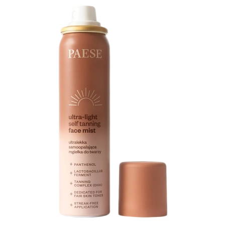 Paese - Ultra-Light Self Tanning Face Mist - Ультралегкий спрей для автозасмаги - 75ml