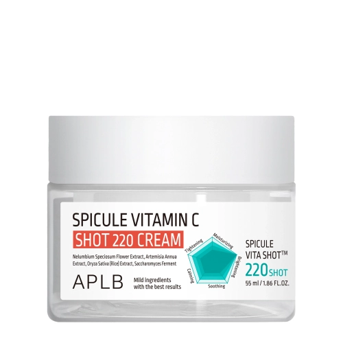 APLB - Spicule Vitamin C Shot 220 Cream - Микроигольный крем для лица с витамином С - 55ml