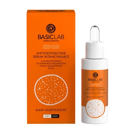 BasicLab - Esteticus - Зміцнювальна антиоксидантна сироватка з ерготионеїном 0,5% - 30ml