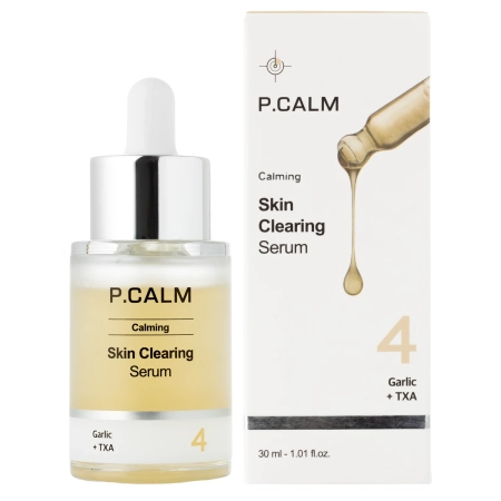 P.Calm - Garlic TXA 4 Skin Clearing Serum - Восстанавливающая и успокаивающая сыворотка для лица - 30ml