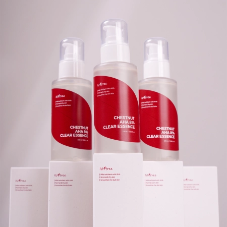 Isntree - Chestnut AHA 8% Clear Essence - Эссенция для лица с молочной и гликолевой кислотой - 100ml