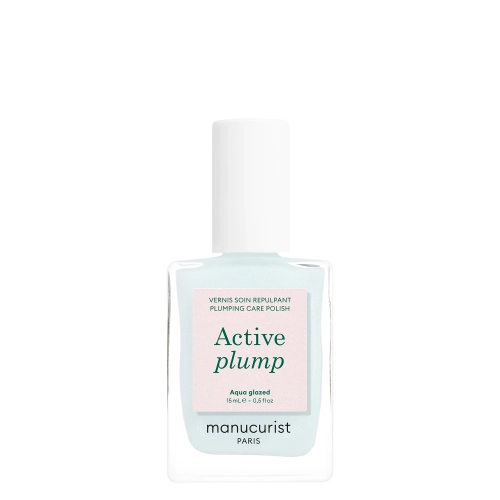 Manucurist - Active - Active Plump - Уходовый лак 2в1 - Aqua Glazed - 15ml
