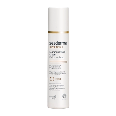 sesderma - Azelac RU Luminous Fluid Cream SPF50 - Солнцезащитная эмульсия для лица - 50ml